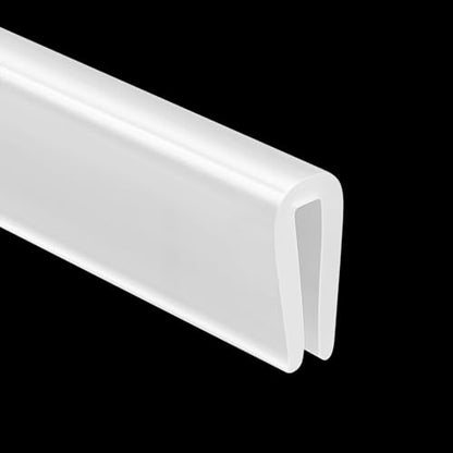 Rubber Edge Trim, 3mm Thickness U Channel Edge Protector Flexible Proof