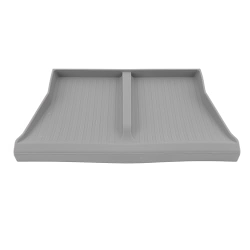 Center Console Wireless Charging Mat Anti Slip Design Easy to Clean Silicone Pad for Cars Stylish Interior Accessories (Grey W240004613) - color: Grey W240004613
