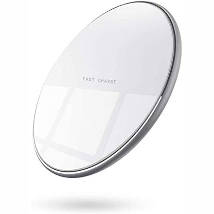15W Wireless Charger Fast Charging Pad Slim for V60, V50S, V50 ThinQ 5G - Quick Charge White Compatible with LG V60, V50S, V50 ThinQ 5G