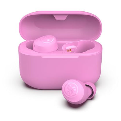 JLab Go Air Pop+ Earbuds, Dual Connect, EQ3 Sound, Pink - color: Pink, style: Matte