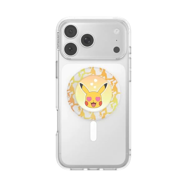 PopSockets Phone Grip for MagSafe, Magnetic Holder- Love Ya Pikachu - color: Love Ya Pikachu, style: MagSafe