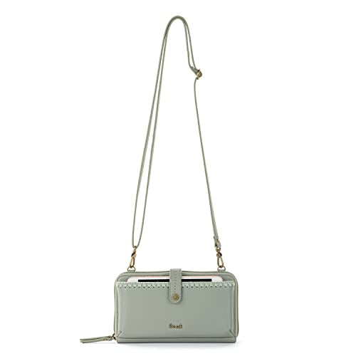 The Sak Iris Smartphone Crossbody Purse - Small Women's Cellphone Bag & Wallet For Everyday- Convertible Wristlet With Zipper | Fits Most Smartphones, Card Slots & Zip Pocket, Detachable Wristlet & Crossbody Straps, Hands-Free for Travel & Errands - color