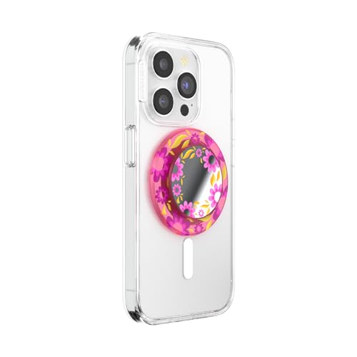 PopSockets Phone Grip for MagSafe, Magnetic Holder- Pink Relief - color: Pink Relief, style: MagSafe