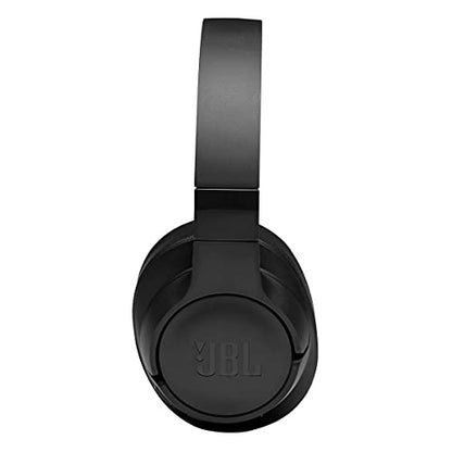 JBL Tune 710BT Wireless Over-Ear - Bluetooth Headphones with Microphone, 50H Battery, Hands-Free Calls, Portable (Black), Medium - color: Black, style: Headphones