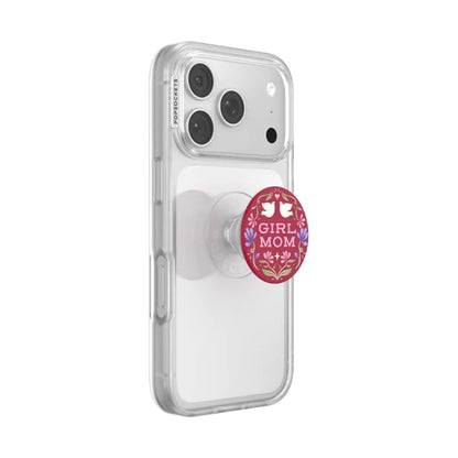 PopSockets Adhesive Phone Grip, Holder- Girl Mom - color: Girl Mom, style: Adhesive