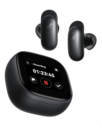 Soundcore Liberty 5 Pro Max by Anker Wireless Earbuds, AI Note-Taker - color: Midnight Black, style: Liberty 5 Pro Max