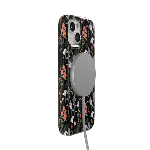 Casely iPhone 15 Plus Case | Secret Garden | Mixed Floral | Compatible with MagSafe | Classic Ultra Slim Design - color: Secret Garden | Mixed Floral