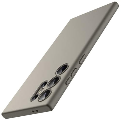 JETech Slim Case for Samsung Galaxy S24 Ultra, Titanium Grey | Camera Lens Protection, Soft TPU Design, Matte Finish, Shockproof Protection - color: Titanium Grey, size: S24 Ultra