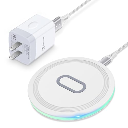 Wireless Charger Samsung S26 Ultra Charging Station for Galaxy S26 S25 Plus - color: White