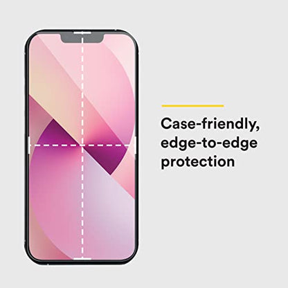 BodyGuardz Pure 3 Privacy Screen Protector for iPhone 14 Pro Max, 2-Way Privacy Technology With Maximum Strength 9H Anti-Spy Tempered Glass, Easy Installation, Perfect Touch Sensitivity
