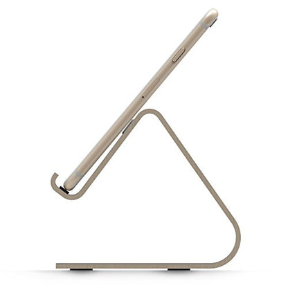 elago® M2 Stand [Champagne Gold] - [Premium Aluminum][Angled for Video Calls][Cable Management] - for all iPhones, Galaxy, and other Smartphones - color: Champagne Gold