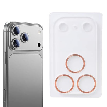 Temper Glass Lens Protector for Phone 17 Matte Finish Anti-Fingerprint Scratchproof Shield Lens Protector - color: Silver