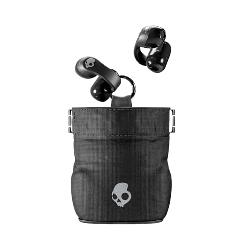 Skullcandy Push 720 Open Wireless Open-Ear Bluetooth Earbuds - True Black - color: Black/Silver