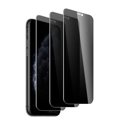 3 Pack Privacy Screen Protector for iPhone 11 Pro/iPhone Xs/iPhone X, 9H Hardness Double Shatterproof Anti-Spy Tempered Glass Film, Easy Installation - size: iPhone 11 Pro/iPhone Xs/iPhone X