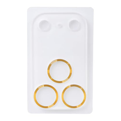 Temper Glass Camera Lens Protector for Phone 17 Anti-Scratch Shockproof Cover with Anti-Glare Camera Lens Cover Gold