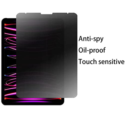 Privacy Anti-Glare Screen Protector Anti-Spy Soft Film Suit for iPad Pro 11 inch 2022/2021 / 2020 (4th/3rd/2nd Generation) Matte Anti-Peeping