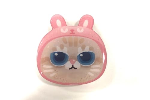 GRIPTOK Cute 2D Bunny Expandable Collapsible Mobile Phone Grip Stand Holder for Smartphone, Tablet, Cell Phone Accessory