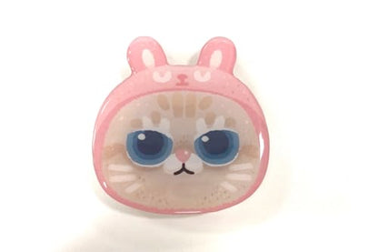 GRIPTOK Cute 2D Bunny Expandable Collapsible Mobile Phone Grip Stand Holder for Smartphone, Tablet, Cell Phone Accessory