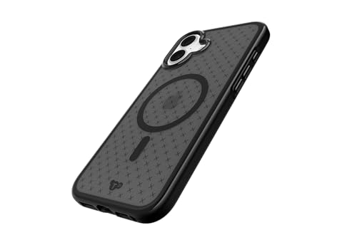 Tech21 EvoCheck for iPhone 16 Plus - Compatible with MagSafe - Impact Protection Case - in Smokey - color: Charcoal, size: iPhone 16 Plus