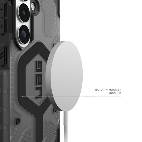 URBAN ARMOR GEAR UAG for Samsung Galaxy S26 Case 6.3" Pathfinder Clear - Magnetic Charging Compatible Transparent Rugged Military Drop Tested Protective Cover, Ash/Black - color: Pathfinder Clear - Ash/Black