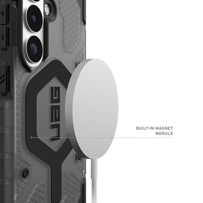 URBAN ARMOR GEAR UAG for Samsung Galaxy S26 Case 6.3" Pathfinder Clear - Magnetic Charging Compatible Transparent Rugged Military Drop Tested Protective Cover, Ash/Black - color: Pathfinder Clear - Ash/Black