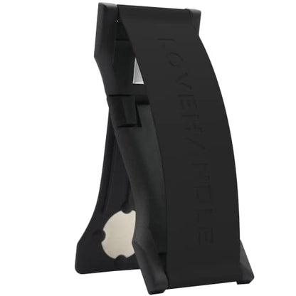 LOVEHANDLE PRO Phone Grip + Kickstand - Black Silicone