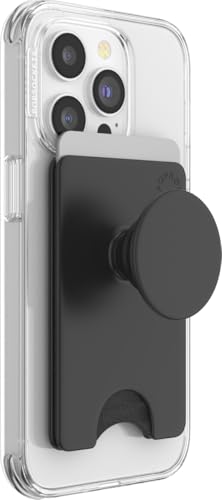 PopSockets Adhesive Phone Wallet with Grip- Black - color: Black Adhesive, style: Adhesive