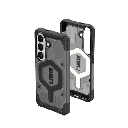 URBAN ARMOR GEAR UAG for Samsung Galaxy S26 Case 6.3" Pathfinder Clear - Magnetic Charging Compatible Transparent Rugged Military Drop Tested Protective Cover, Ash/Black - color: Pathfinder Clear - Ash/Black
