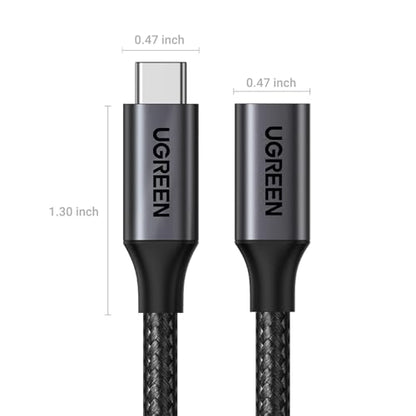 UGREEN USB C Extension Cable, (10Gbps/100W) USB C Extender 3.3 ft - color: Black, size: 3.3 FT