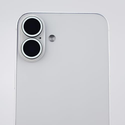 BONVAN for iPhone 17 Camera Lens Protector Glow in the Dark Tempered Glass Screen Accessories Luminous Lens Cover (2PCS) (White) - color: White