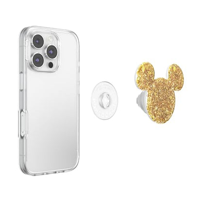 PopSockets Adhesive Phone Grip, Holder- Earridescent Gold - color: Earridescent Gold Mickey, style: Adhesive