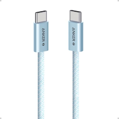 Anker Zolo USB C to USB C Cable, 240W Fast Charging Cable (3.3 ft, Blue) - color: Blue, size: 3.3ft