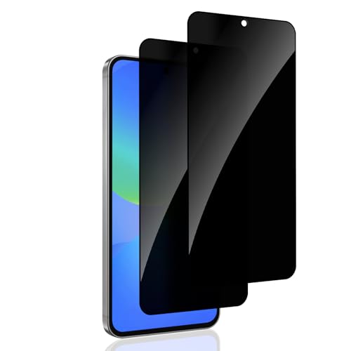 2 Pack Privacy Screen Protector for Samsung Galaxy A37, Tempered Glass Film full Coverage Anti Scratch, Anti-Spy, 9H Hardness, Bubble Free for Samsung Galaxy A37 Privacy Screen Protector - size: Samsung Galaxy A37