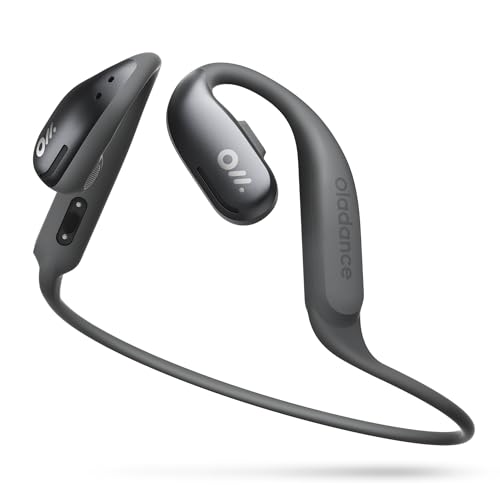 Oladance OWS Sports True Wireless Open-Ear Headphones, IPX8, 15H Playtime - color: Grey