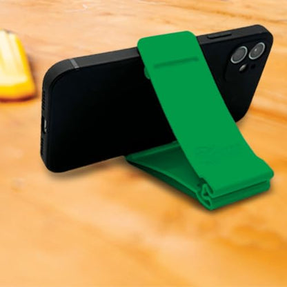 Gator Grip Phone Stand - Cell Phone Holder Stand for Desk Nightstand Kitchen - Compatible with iPhone, Android and Most Smartphones up to 6.8" on Width of Phone (Kelly Green) - color: Kelly Green