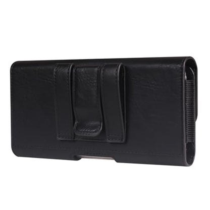 Premium PU Leather Pouch Belt Loop Cellphone Holster for iPhone 17 Pro Max,16 Plus 15 14 Pro Max Samsung Galaxy S26+ S25+ S25 FE A27 A37 A36 A35 Google Pixel 8 Pro 7 6 Pro (Black, Large) - color: Black, size: Large