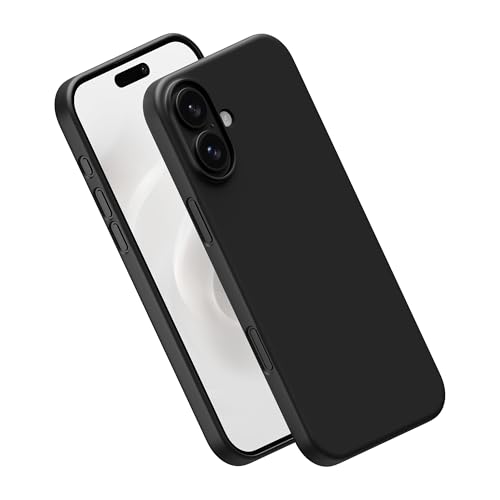 PEEL Magnetic Case for iPhone 16 Plus (Black) | Embedded Magnet, Compatible with MagSafe & Wireless Charging, Thin, Minimalist Design Showcases Device, 4-ft Drop-Tested - color: Black, size: iPhone 16 Plus