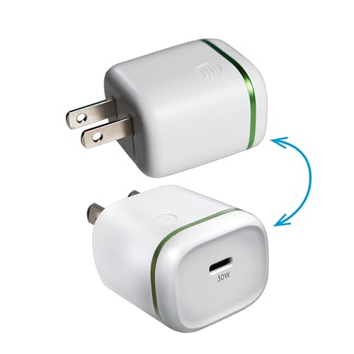 AT&T 30W USB C Wall Charger PD Fast Charging Foldable Travel Adapter White - color: 30W White