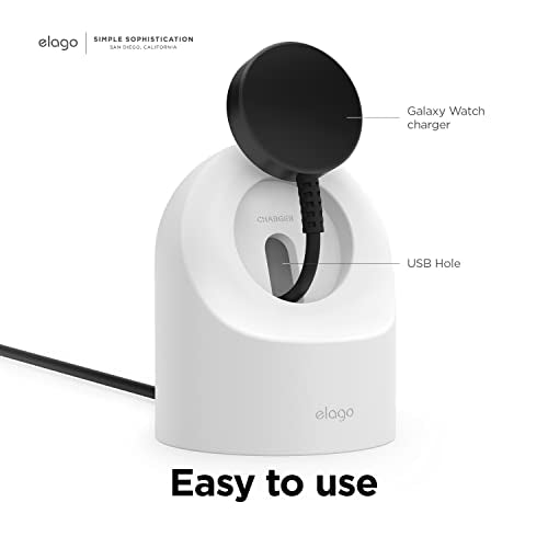 elago GW2 Charging Stand for Samsung Galaxy Watch Series - color: White