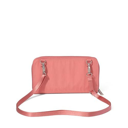 Baggallini Rfid Phone Wallet Crossbody - color: Terracotta