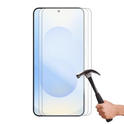 2pcs Tempered Glass Screen Protector Phone Guard for Samsung Galaxy S25 Bulk