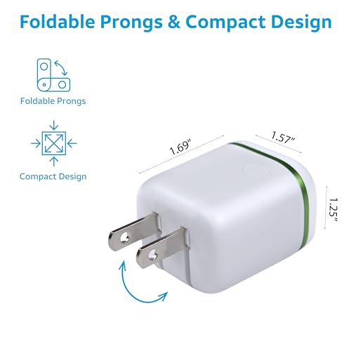 AT&T 30W USB C Wall Charger PD Fast Charging Foldable Travel Adapter White - color: 30W White