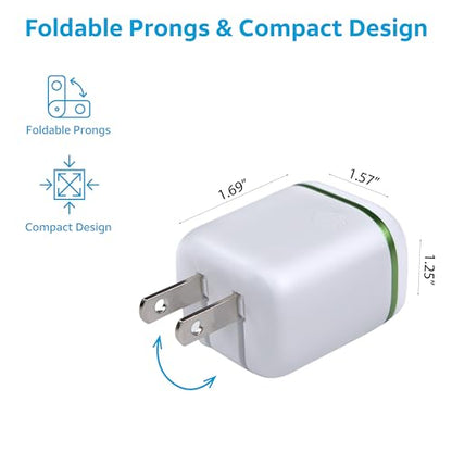 AT&T 30W USB C Wall Charger PD Fast Charging Foldable Travel Adapter White - color: 30W White