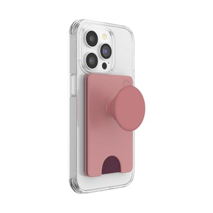 PopSockets Adhesive Phone Wallet with Grip- Clay - color: Clay, style: Adhesive