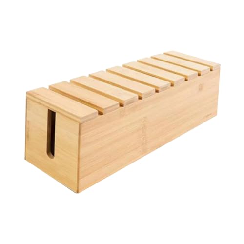 UKCOCO Wooden Desk Organizer Box with Phone Holder for Office Use