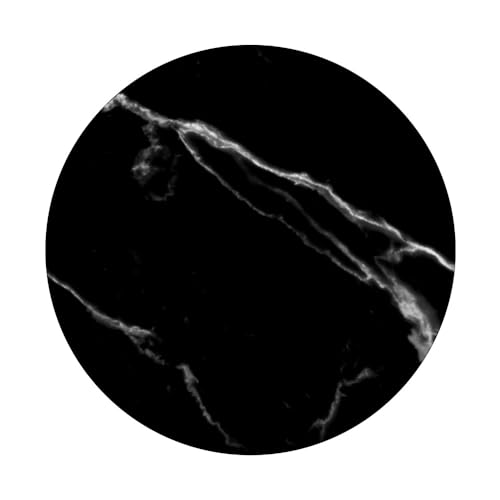 Elegant Black Marble-Look - Black Grey White - Simple Modern PopSockets PopGrip: Swappable Grip for Phones & Tablets PopSockets Standard PopGrip - style: Standard
