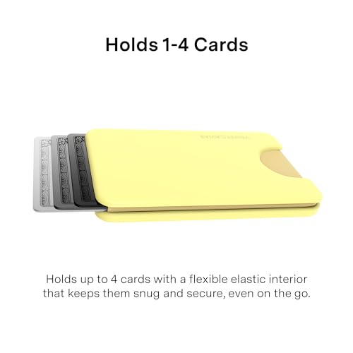 VELVET CAVIAR compatible with MagSafe Wallet 2.0 | Magnetic Card Holder Wallet for iPhone 17/16/15/14/13/12 or Phone Cases compatible with MagSafe | Butter Yellow - color: Buttery Yellow