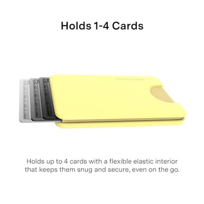 VELVET CAVIAR compatible with MagSafe Wallet 2.0 | Magnetic Card Holder Wallet for iPhone 17/16/15/14/13/12 or Phone Cases compatible with MagSafe | Butter Yellow - color: Buttery Yellow