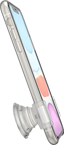 PopSockets Phone Grip & Slide Stretch- White and Clear - color: White and Clear