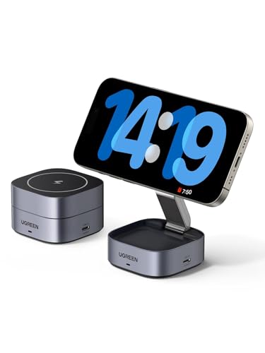 UGREEN MagFlow 2-in-1 Foldable Magnetic Wireless Charging Station